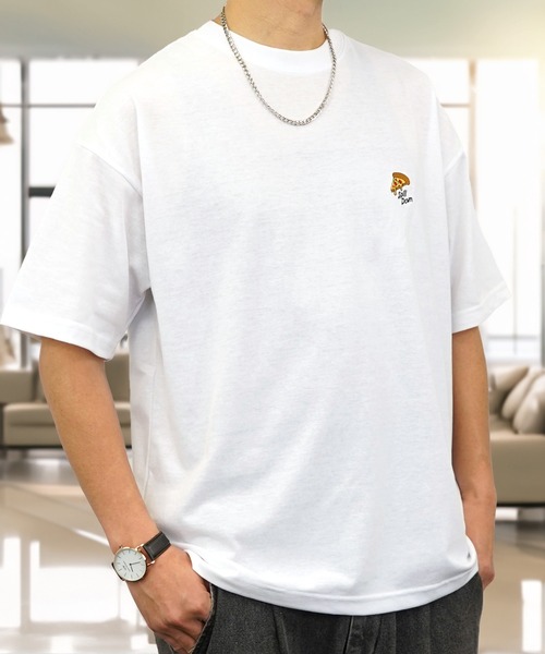 

Футболка с коротким рукавом, широкая, с вышивкой логотипа, круга и сердца L'atelier, белая