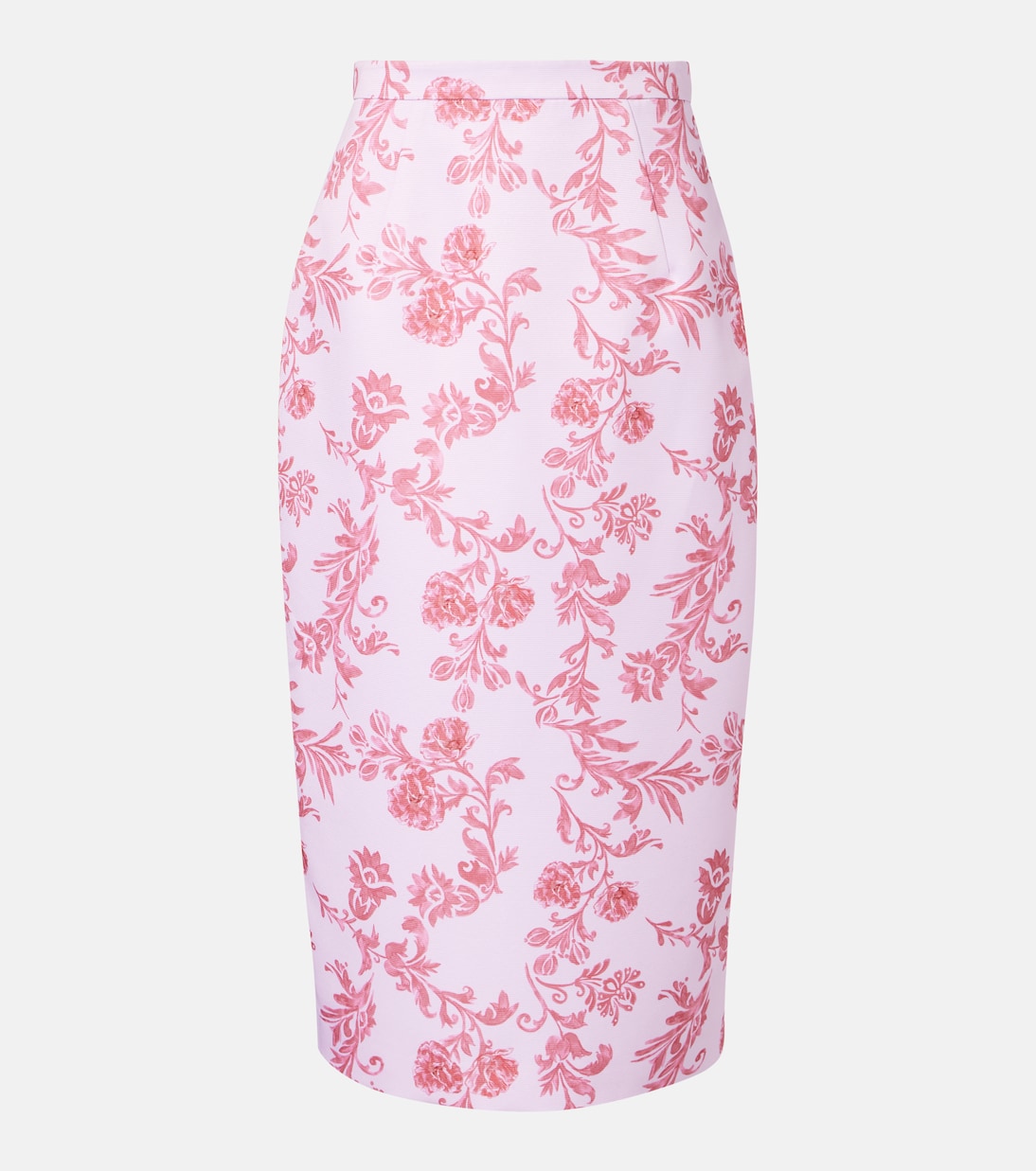 

Юбка-карандаш из тафты с цветочным принтом Lorelei Emilia Wickstead, Damask Floral Pink