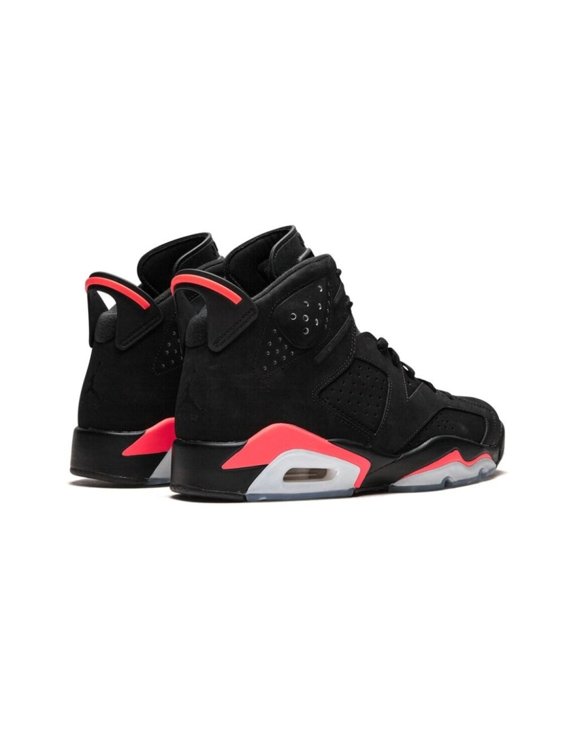 Кроссовки Air 6 Retro Infrared Jordan, черный — фото 3