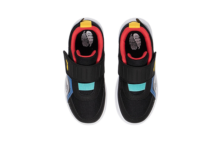 Кроссовки LINING YOUNG Kids Lifestyle Shoes PS Low-top Black/yellow/white/red — фото 4