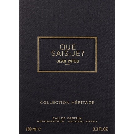Jean Patou Que Sais Je Heritage Collection Eau De Parfum Spray For Women 100ml — фото 2