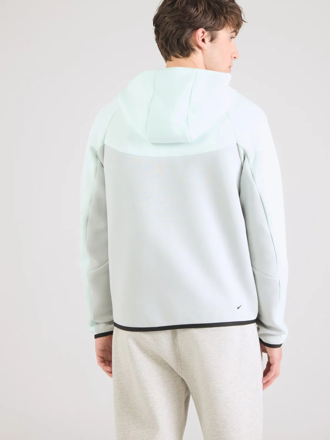 Толстовка на молнии из технологического флиса Nike Sportswear, Mint — фото 4