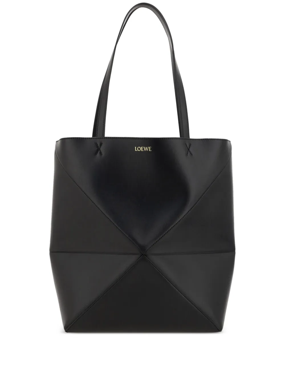 

Сумка-тоут Puzzle Fold среднего размера LOEWE, черный