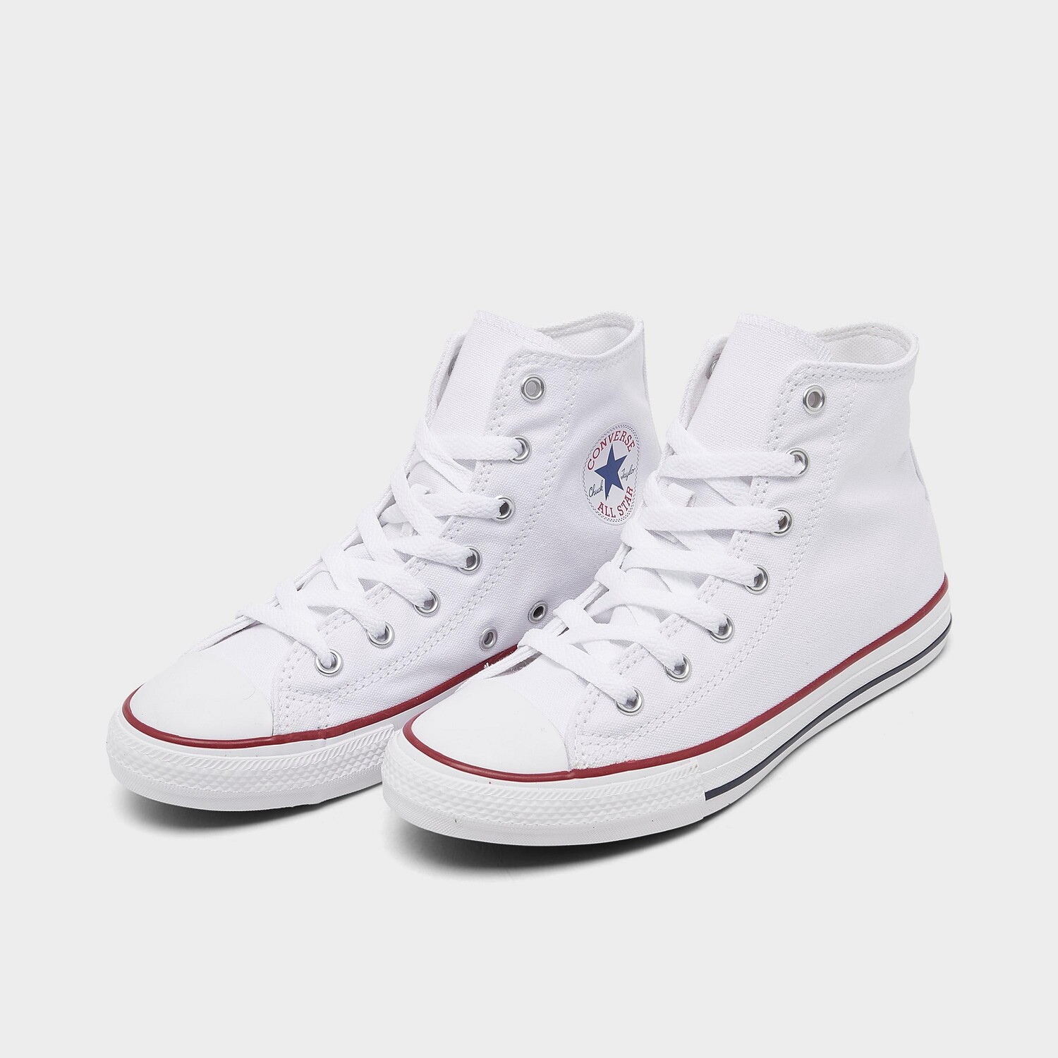 Высокие повседневные туфли Converse Chuck Taylor для маленьких детей, белый — фото 3