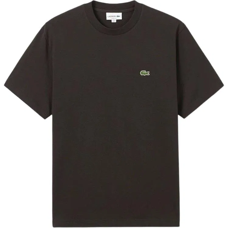 Мужская футболка с круглым вырезом Classic Lacoste, Leather Brown/3LA