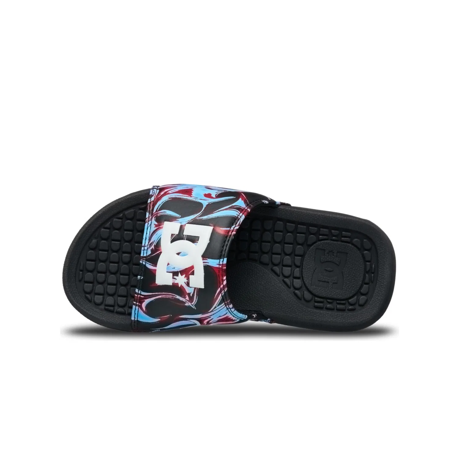 Детские сандалии с принтом DC Shoes Bolsa, Blue/Red/White — фото 4