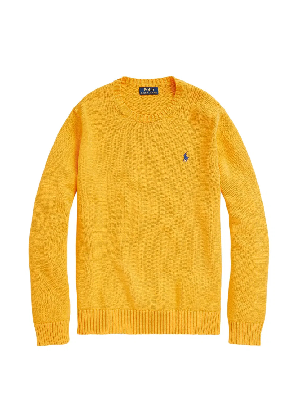 Polo Ralph Lauren Джемпер желтый с вышитым логотипом