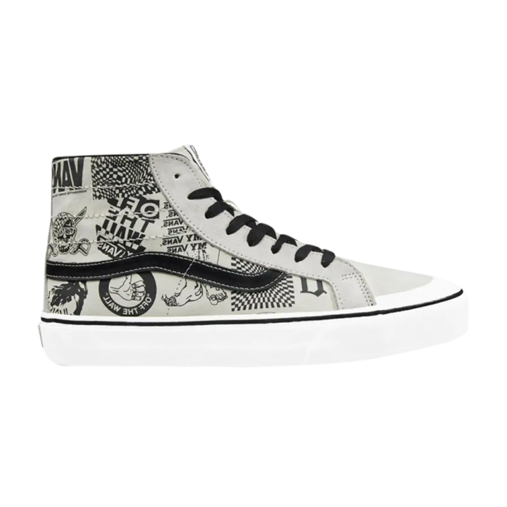 Кроссовки Sk8-Hi 138 Decon Vans, белый
