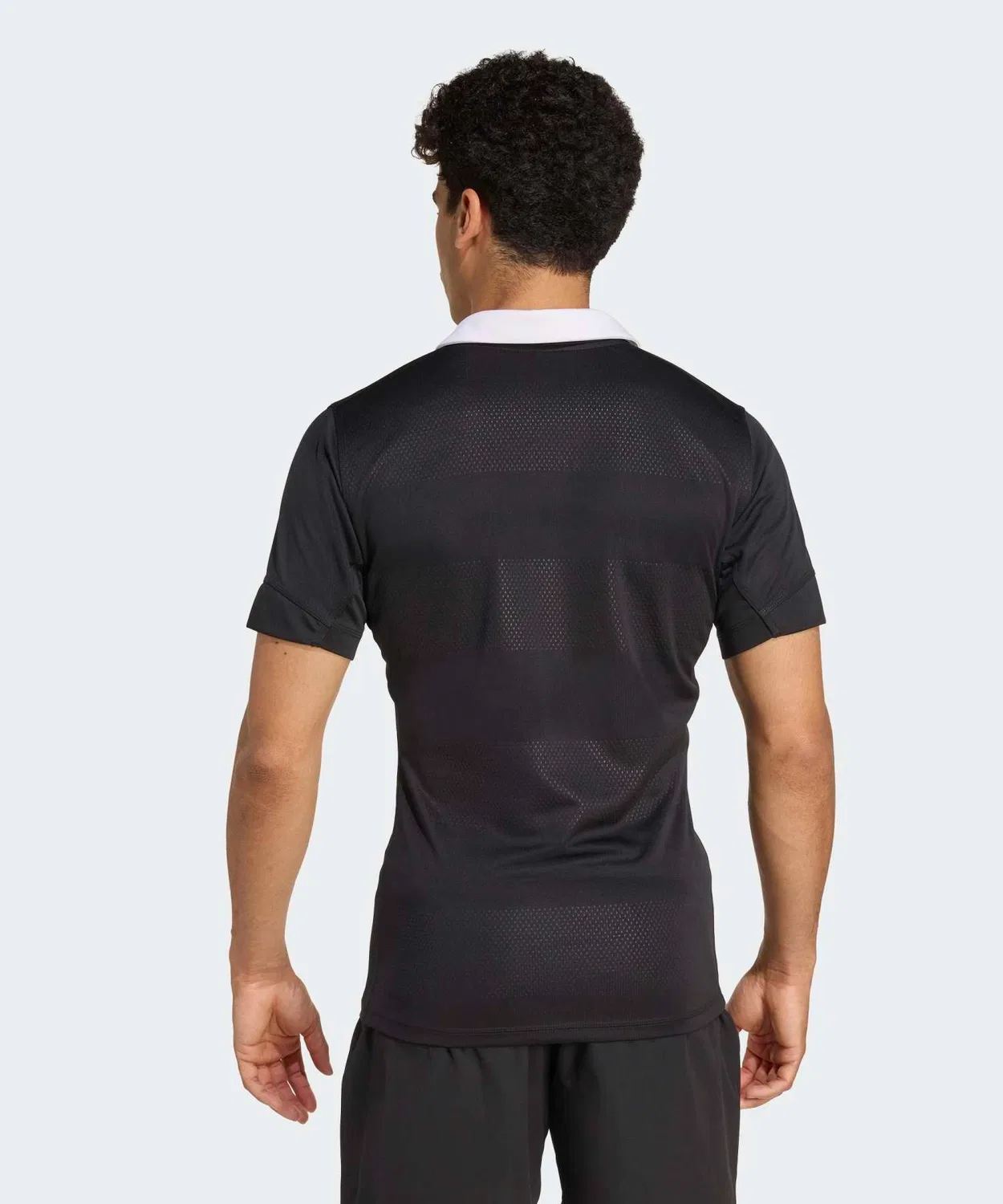 Мужская футболка с коротким рукавом и принтом All Blacks Home Performance Jersey Adidas, Black — фото 2