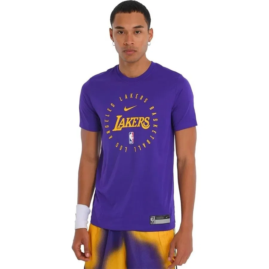 Спортивная футболка с принтом Los Angeles Lakers NBA Dri-FIT Nike, Цвет 504