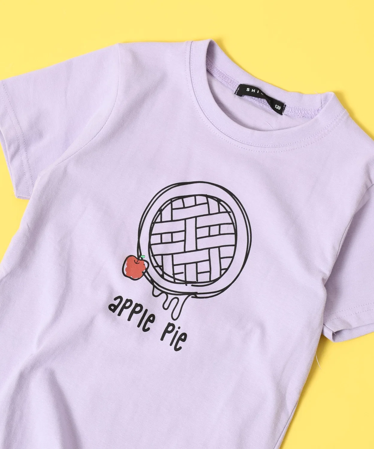 Детская футболка с принтом, с коротким рукавом, модель Print Short Sleeve FUNALIVE, Лавандовый