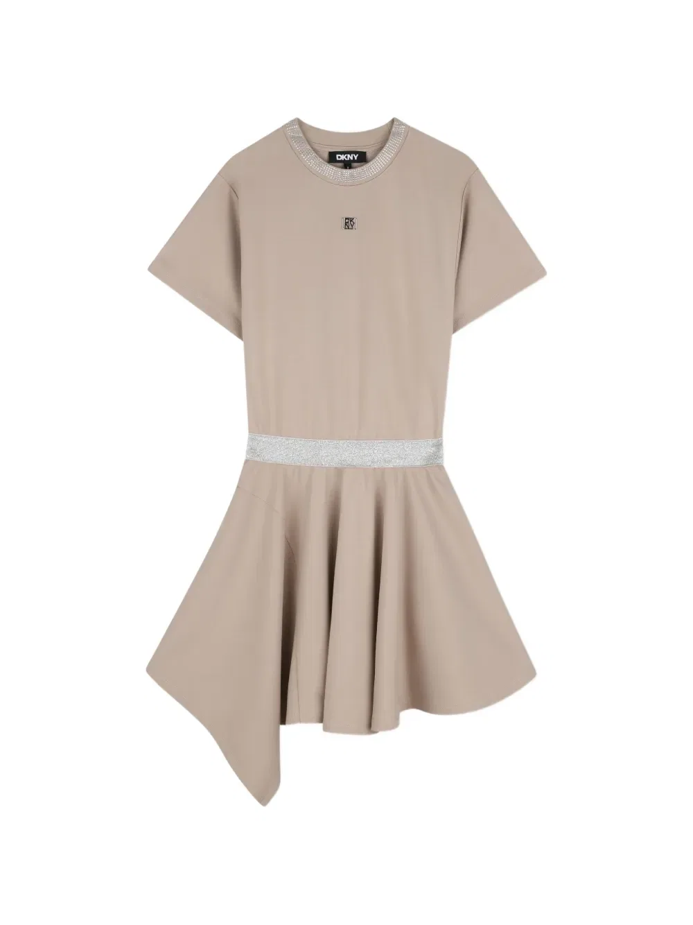 Платье повседневное DKNY Kids, бежевый