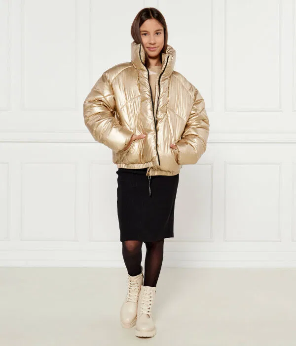 Детская куртка для девочек Regular Fit Pinko Up, Oro — фото 2