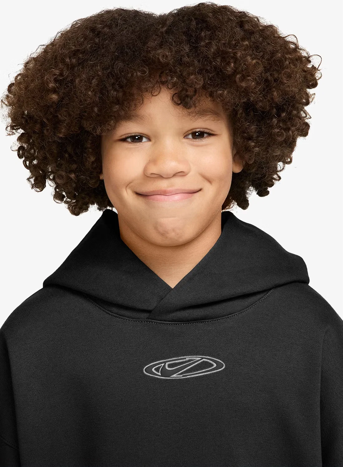 Худи с капюшоном детское Nike, черный — фото 3