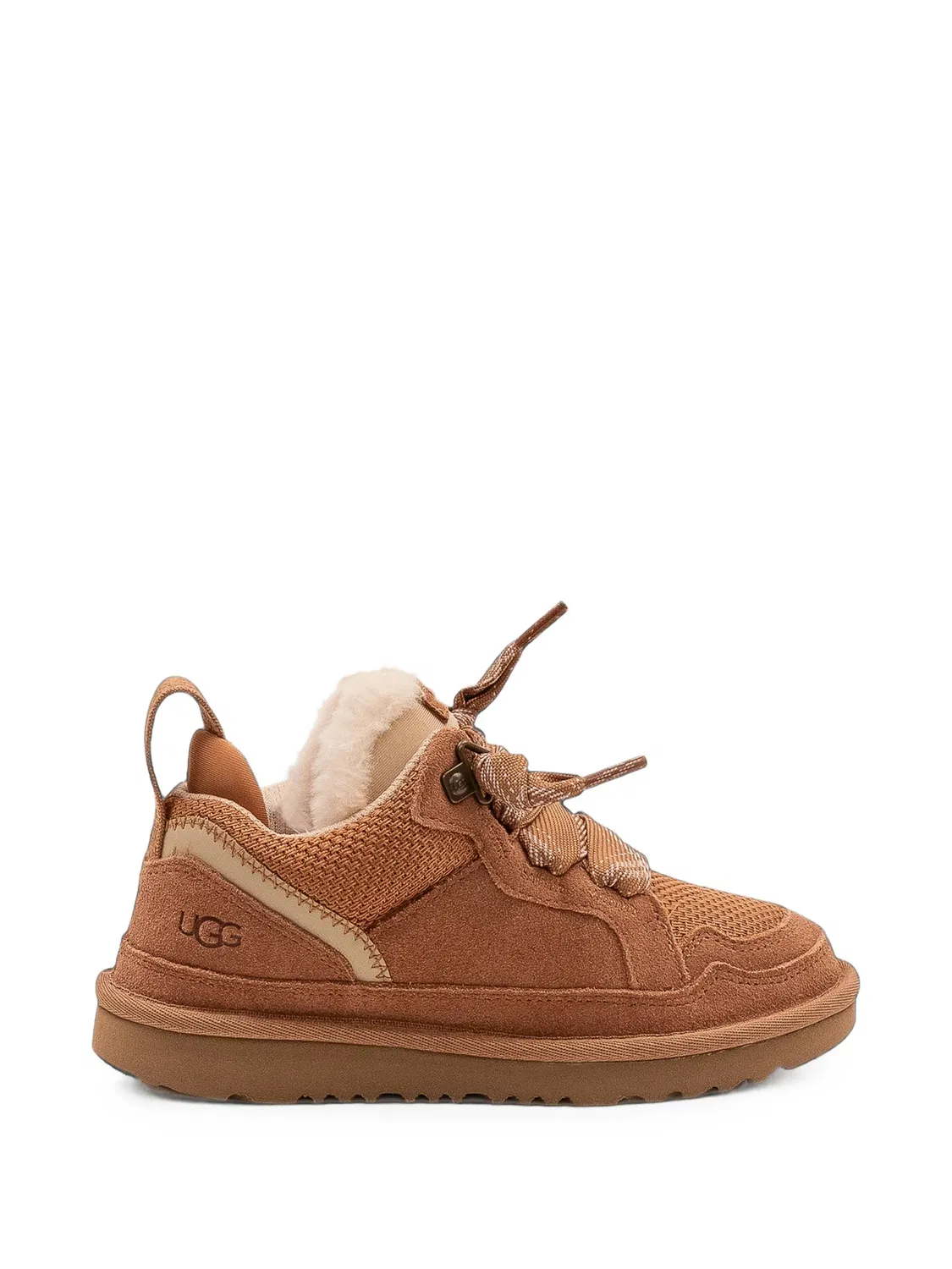 Низкие кроссовки Lowmel с закругленным носком Ugg Kids, коричневый
