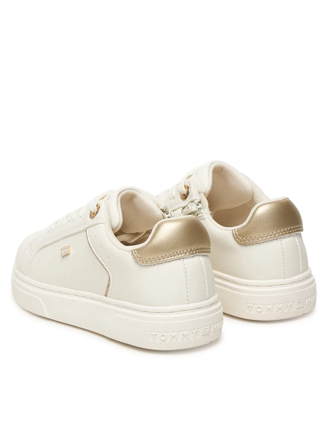 Кроссовки для мальчика Low Cut Lace-Up Tommy Hilfiger, белый — фото 3