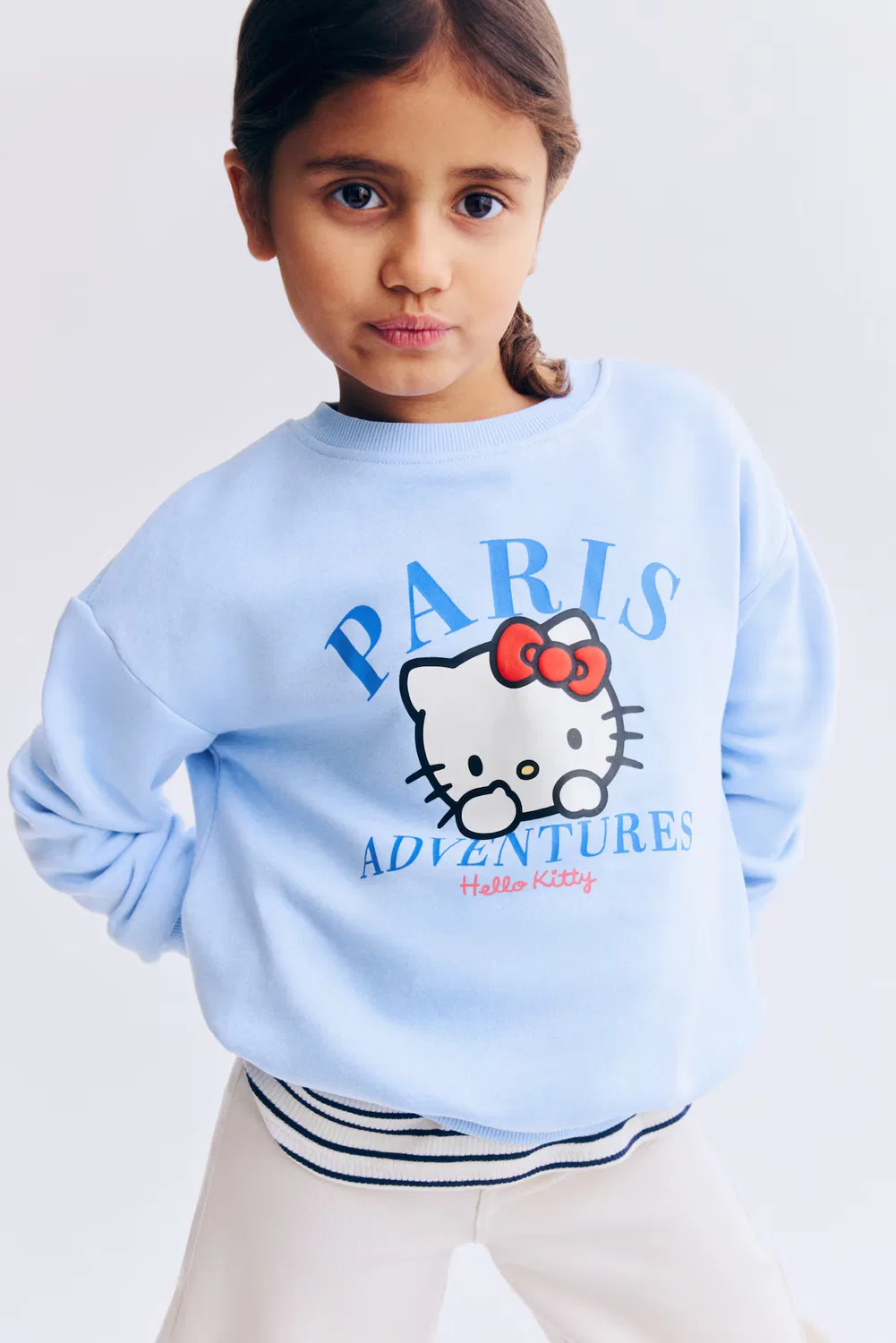 Толстовка с принтом H&M, Hellblau/Hello Kitty