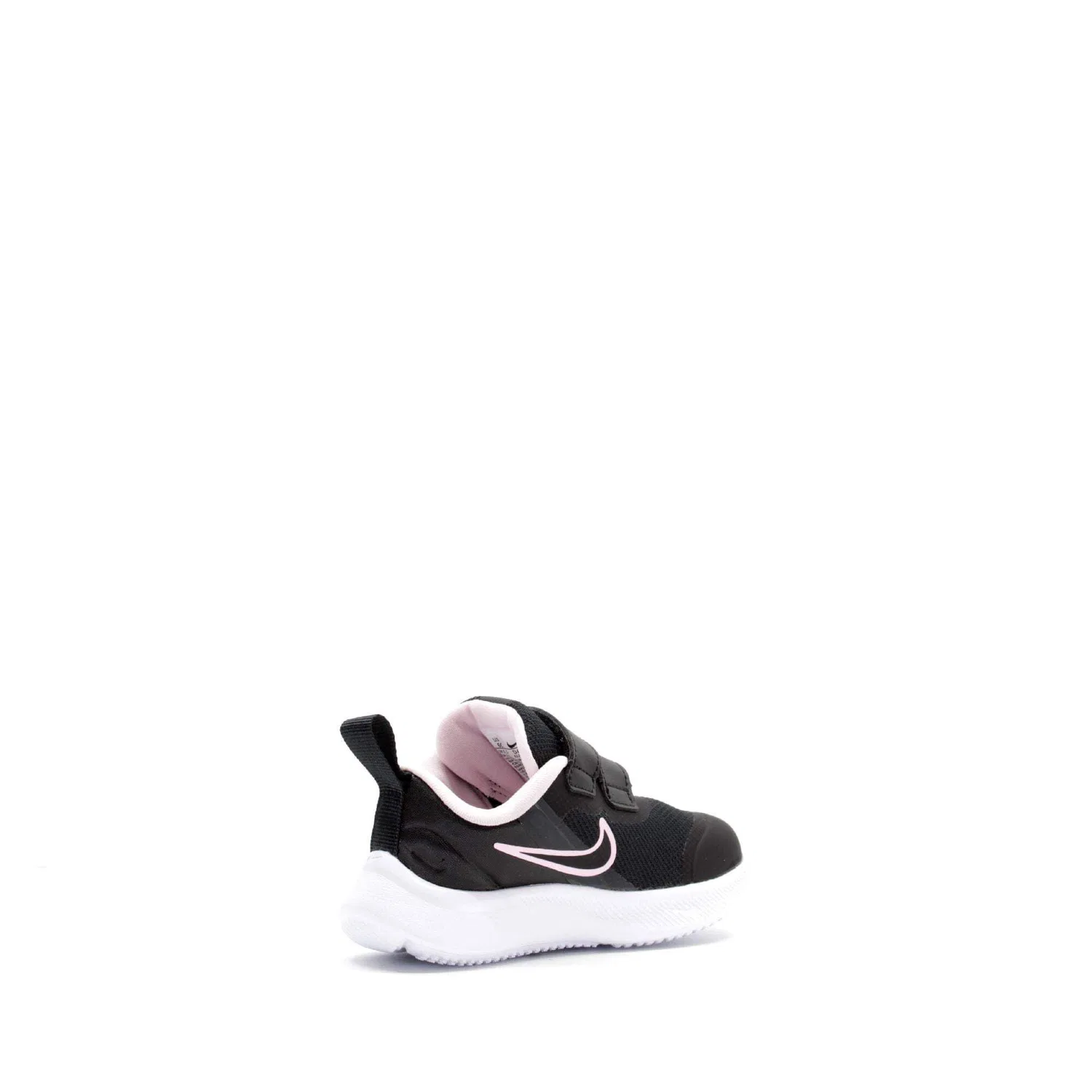 Детские кроссовки для мальчиков с принтом Star Runner 3 NIKE, Black Black Dk Smoke Grey — фото 4