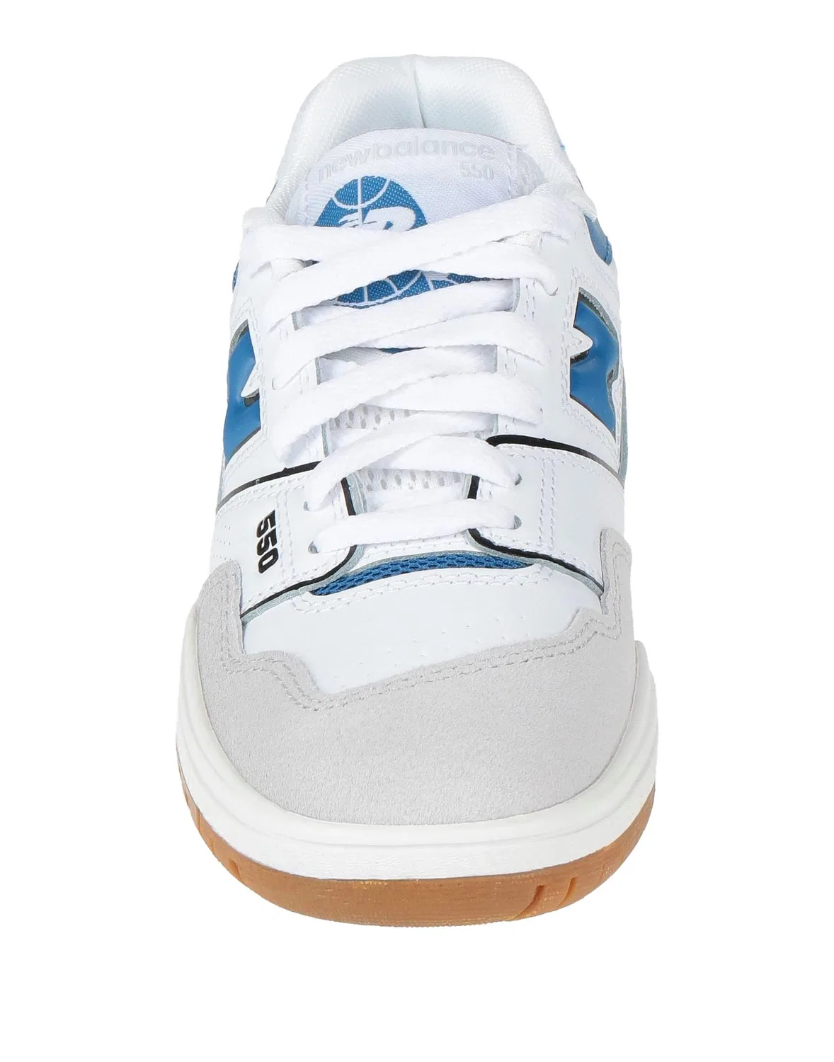 Кроссовки кожаные 550 New Balance, белый — фото 4