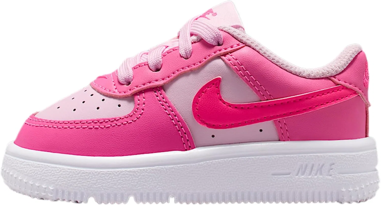 Детские кроссовки для девочек Nike Force 1 Low, Pinksicle/Pink Foam/White/Hyper Pink