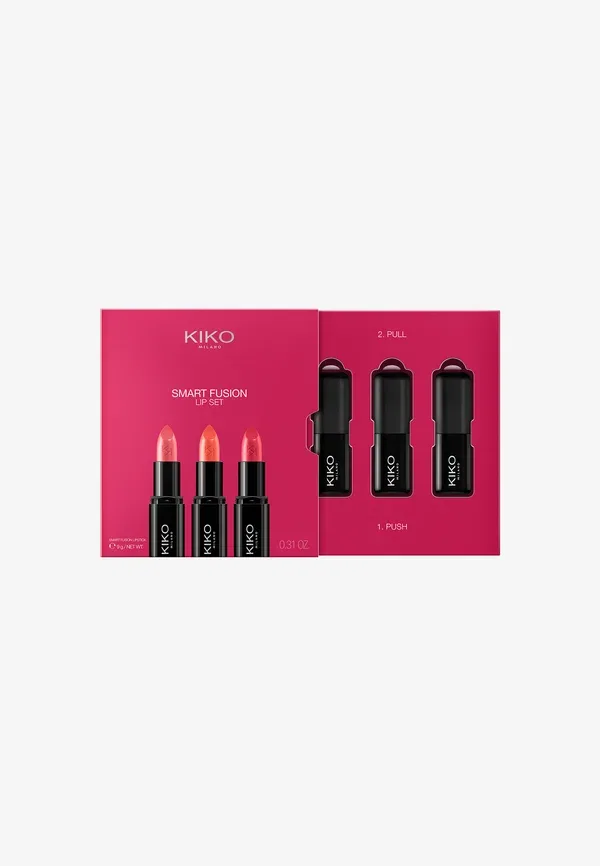 Набор для губ Smart Fusion Lipstick Kit Kiko Milano, цвет 101 bright pink — фото 3