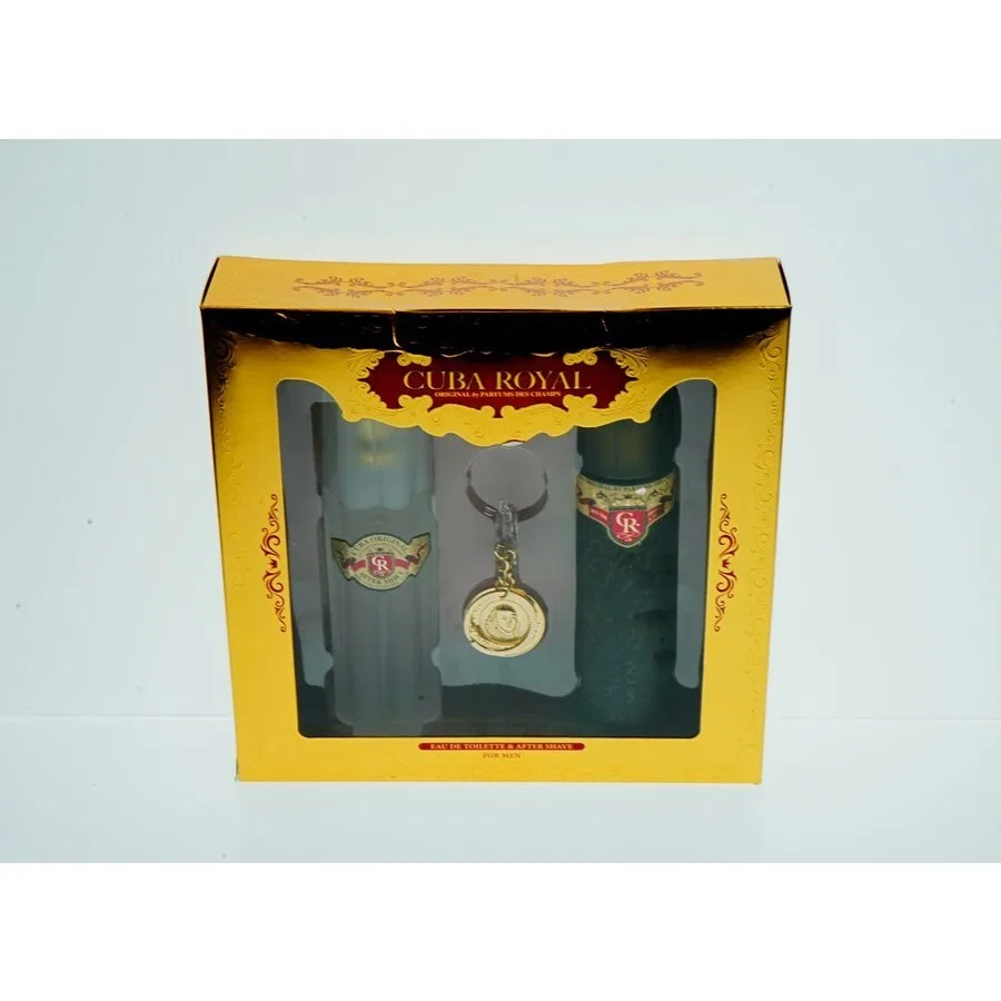 Набор парфюмерный Cuba Royal Gift Set, Eau De Toilette 100ml, After Shave 100ml, Keychain