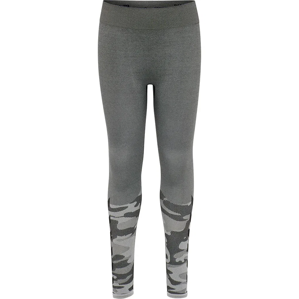 Детские леггинсы бесшовные с принтом Max Seamless Hummel, Grey — фото 3