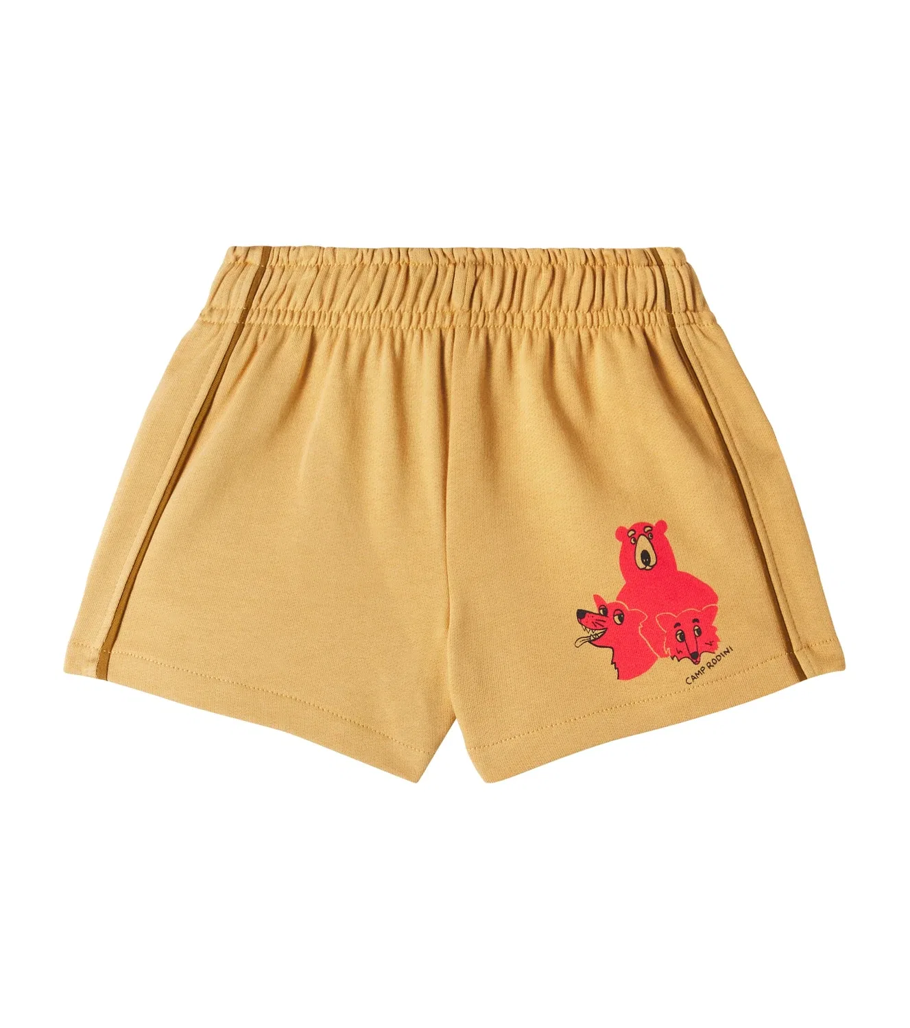Шорты хлопковые Mini Rodini, бежевый