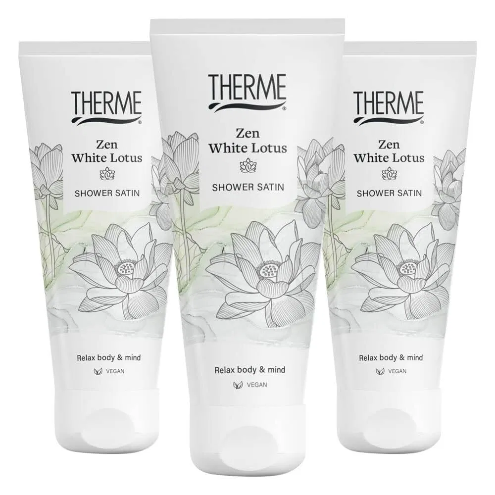 Гель для душа Therme Zen White Lotus, 200 мл, набор 3 шт