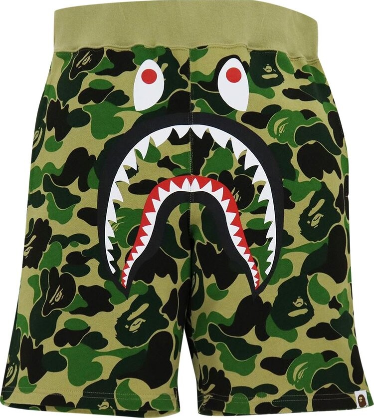 

Шорты BAPE Big ABC Camo Shark Sweat Shorts 'Green', зеленый
