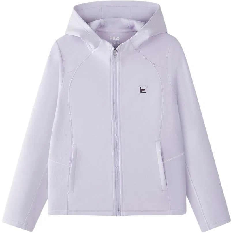 Детская куртка FILA KIDS с капюшоном, Light Purple