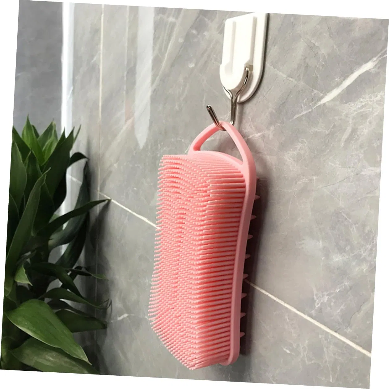 Массажная щетка для тела Silikon, MUCKLILY, 1 шт, 146 г, Rosa — фото 4