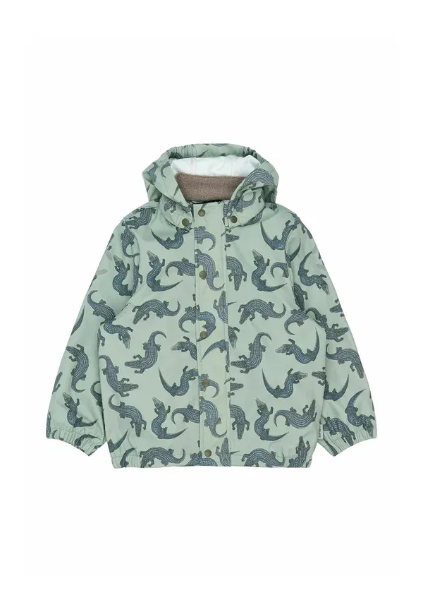 Дождевик с подтяжками Rain set aop w. susp/104 - snowsuit, Mikk-Line, Croco aop — фото 3