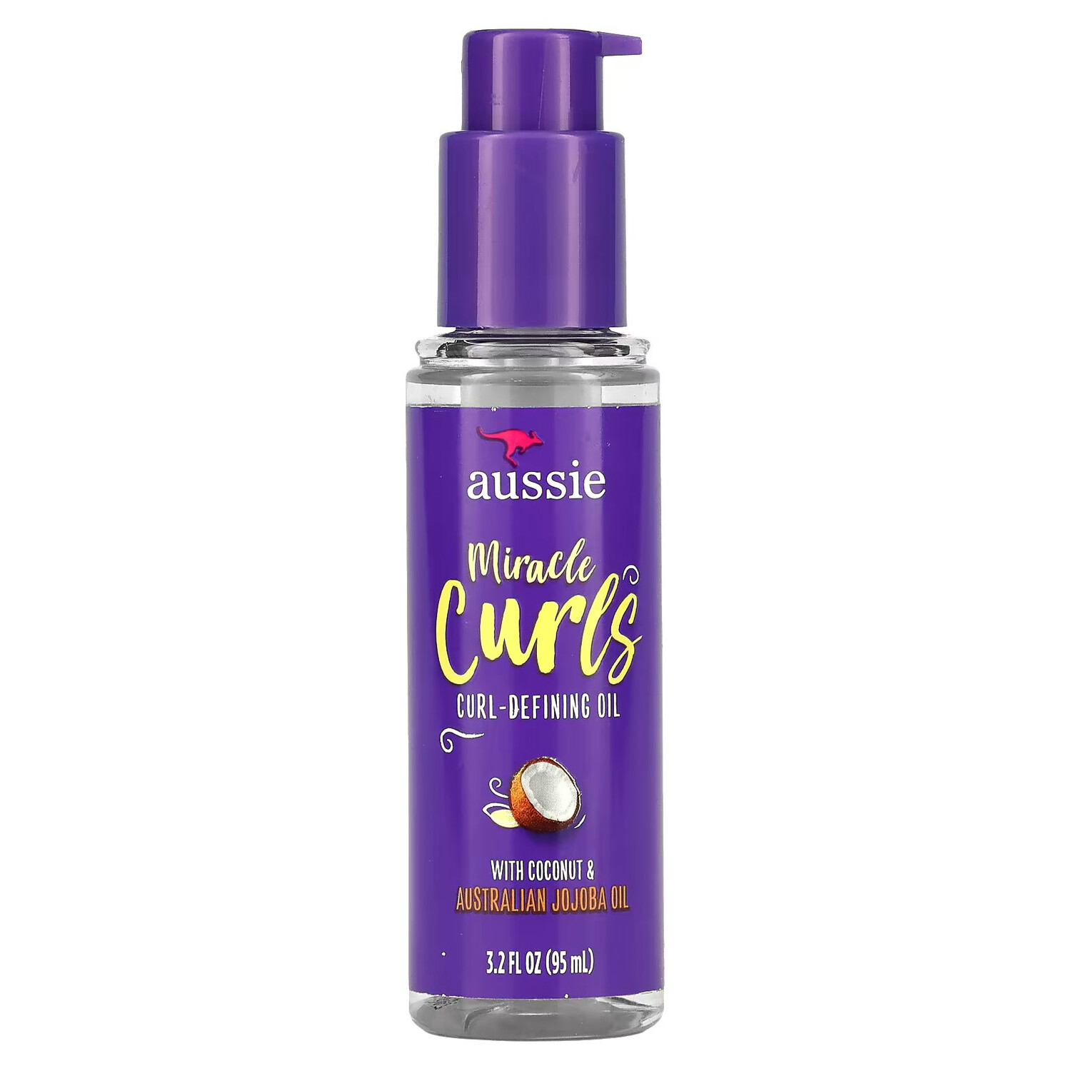 

Aussie, Miracle Curls, масло для определения локонов, 95 мл (3,2 жидк. Унции)
