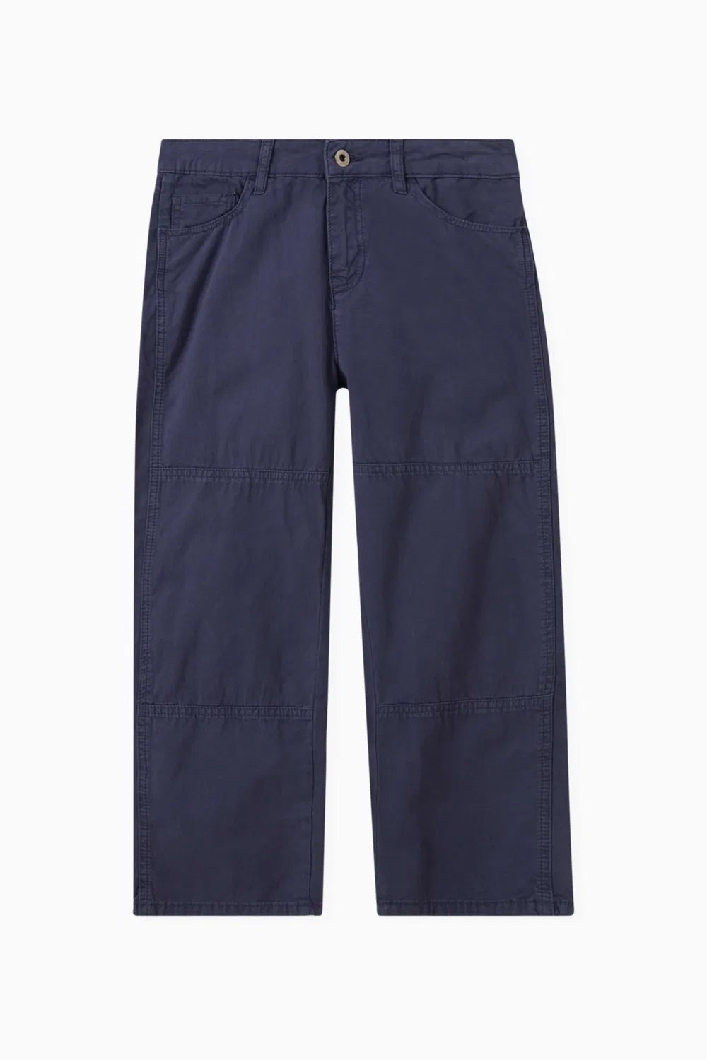 Джинсы с двойными коленями Denim Emporio Armani, синий