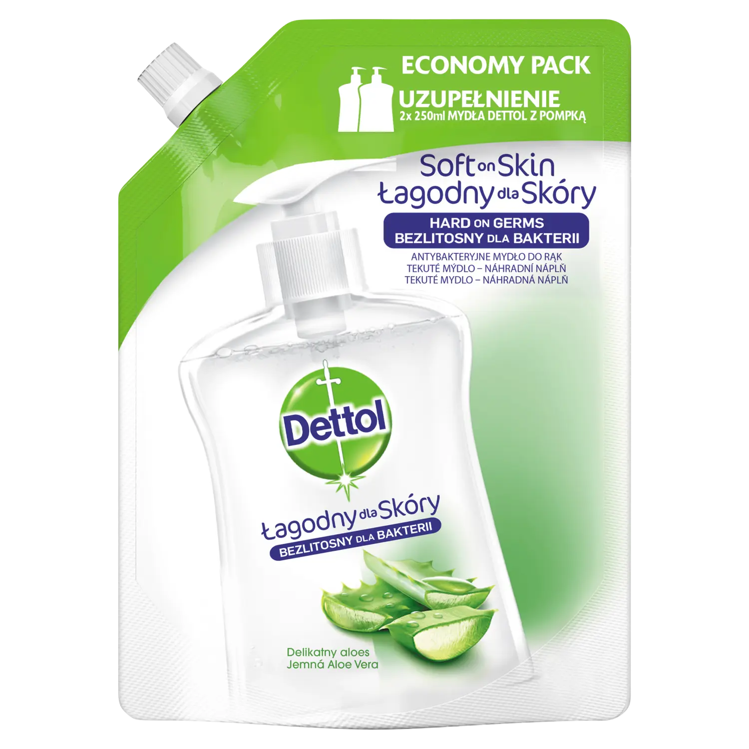 

Dettol запас увлажняющего антибактериального мыла для рук, 500 мл