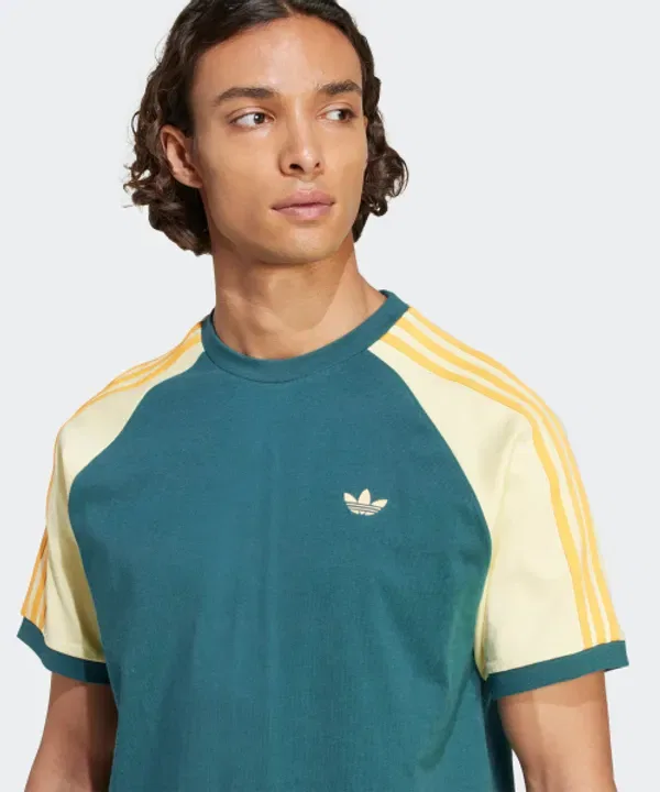 Футболка с коротким рукавом, Calvin Klein, Adidas, Tech Green Yellow — фото 4