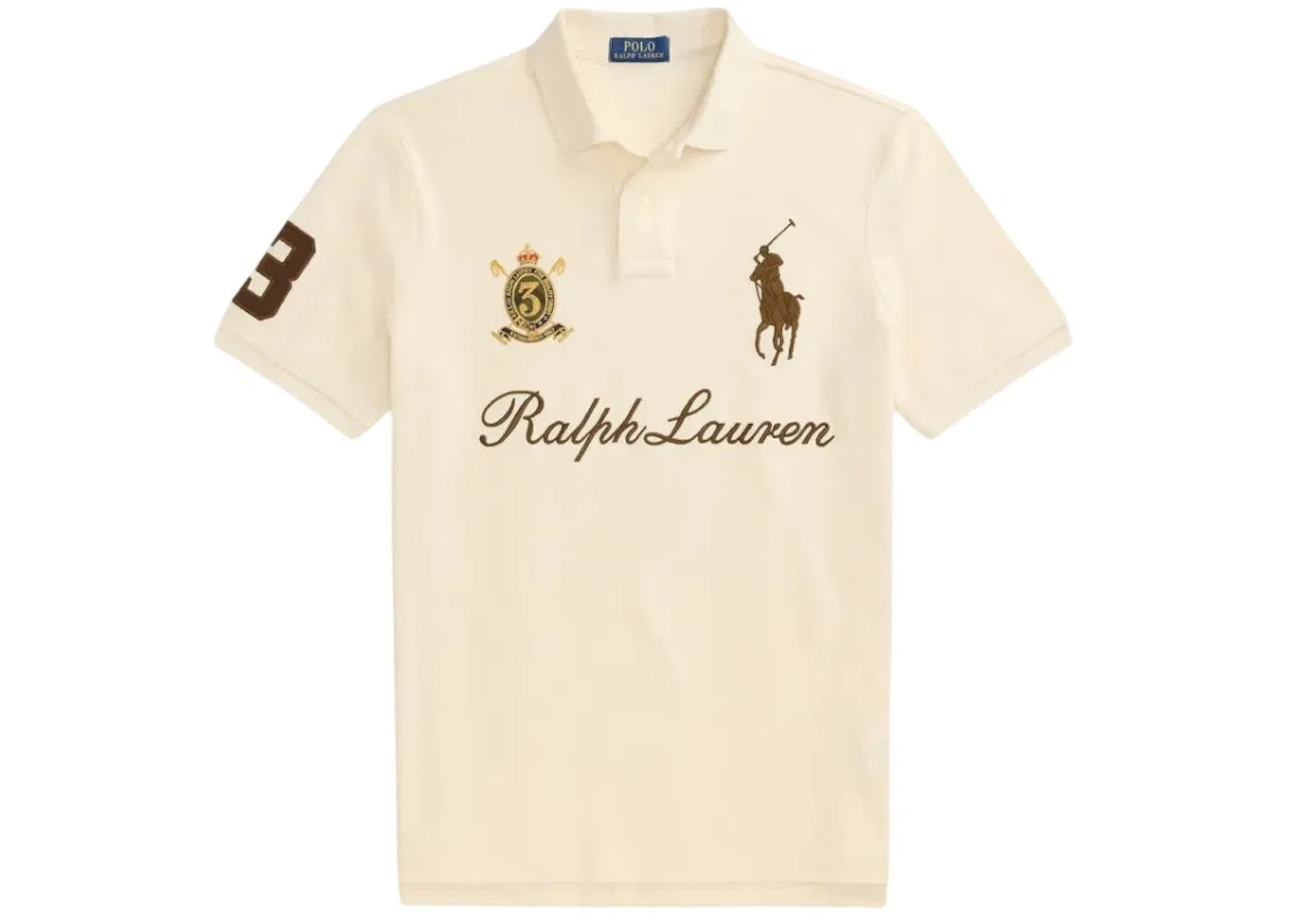 Мужское поло с коротким рукавом Polo Ralph Lauren, Guide Cream