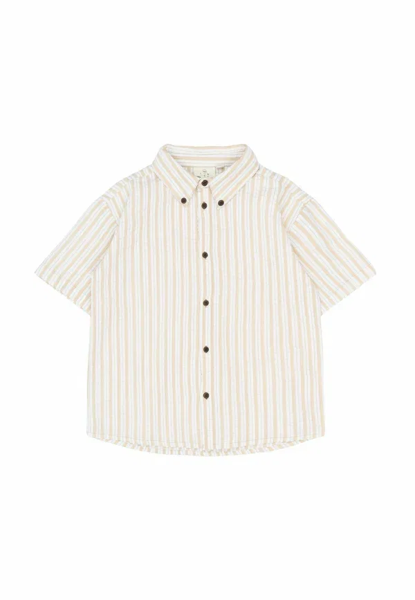Рубашка хлопковая Smith The New, humus striped — фото 3