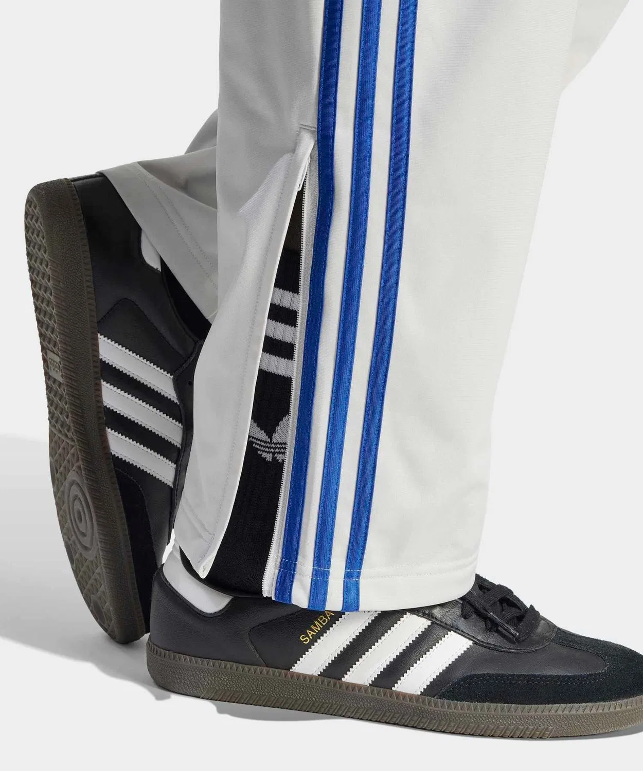 Мужские спортивные брюки с регулируемым поясом Firebird Track Pants Adidas, Grey — фото 4