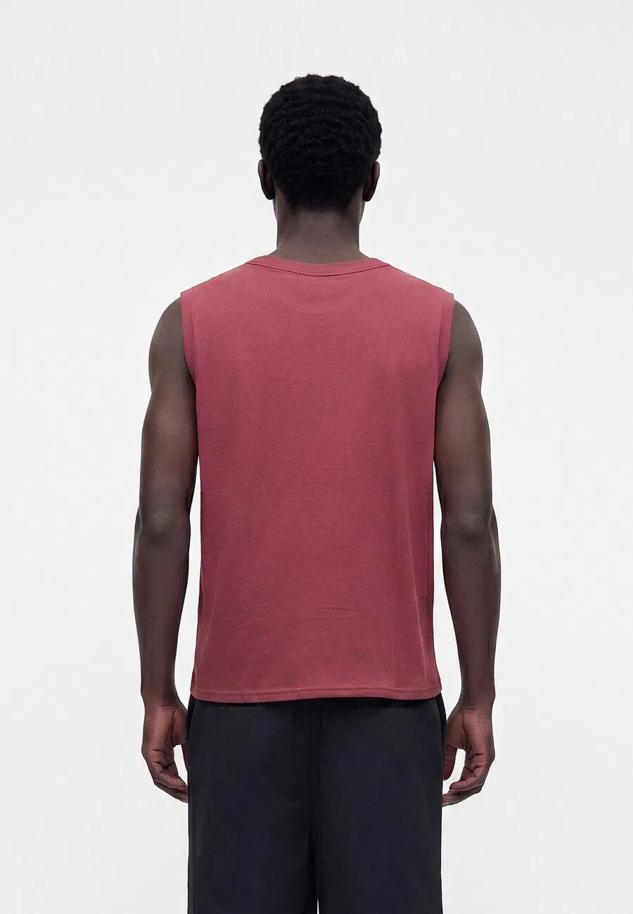 Рубашка GAP 'V-EVERYDAY SOFT MUSCLE' красного цвета — фото 4