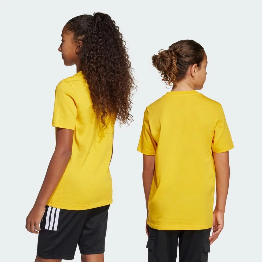 Детская футболка с графическим принтом Fun Graphic Tee adidas, Желтый — фото 3