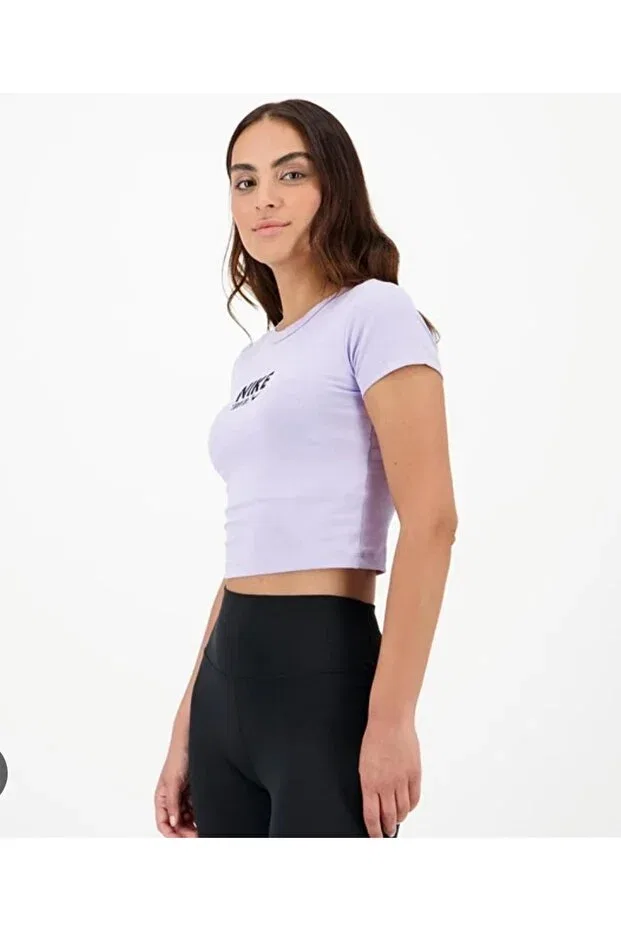 Женская спортивная футболка с коротким рукавом Aslan Sport Nike, Lilac — фото 3
