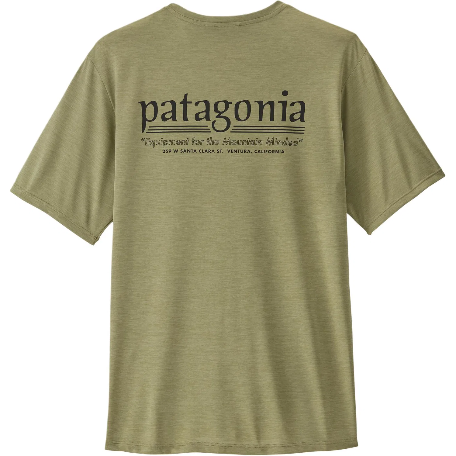 Мужская футболка с круглым вырезом Capilene Patagonia, Eucalyptus Green