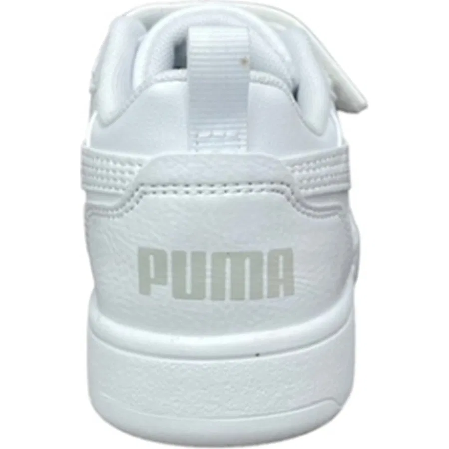 Детские кроссовки с закрытой пяткой Puma Rebound V6 Lo AC+ PS, Белый — фото 4