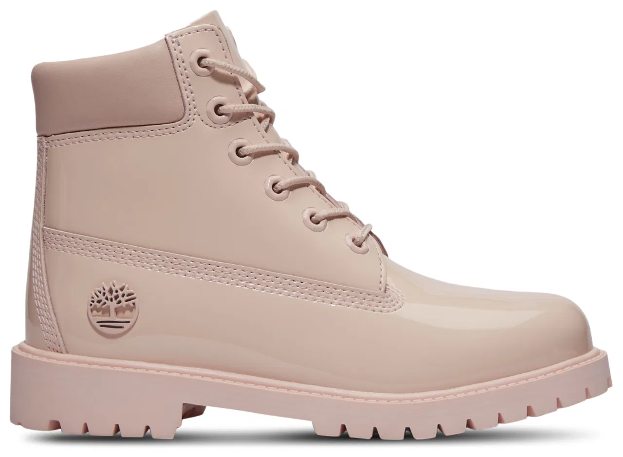 Детские ботинки для девочек водонепроницаемые Premium 6-Inch Waterproof Timberland, светло-розовый