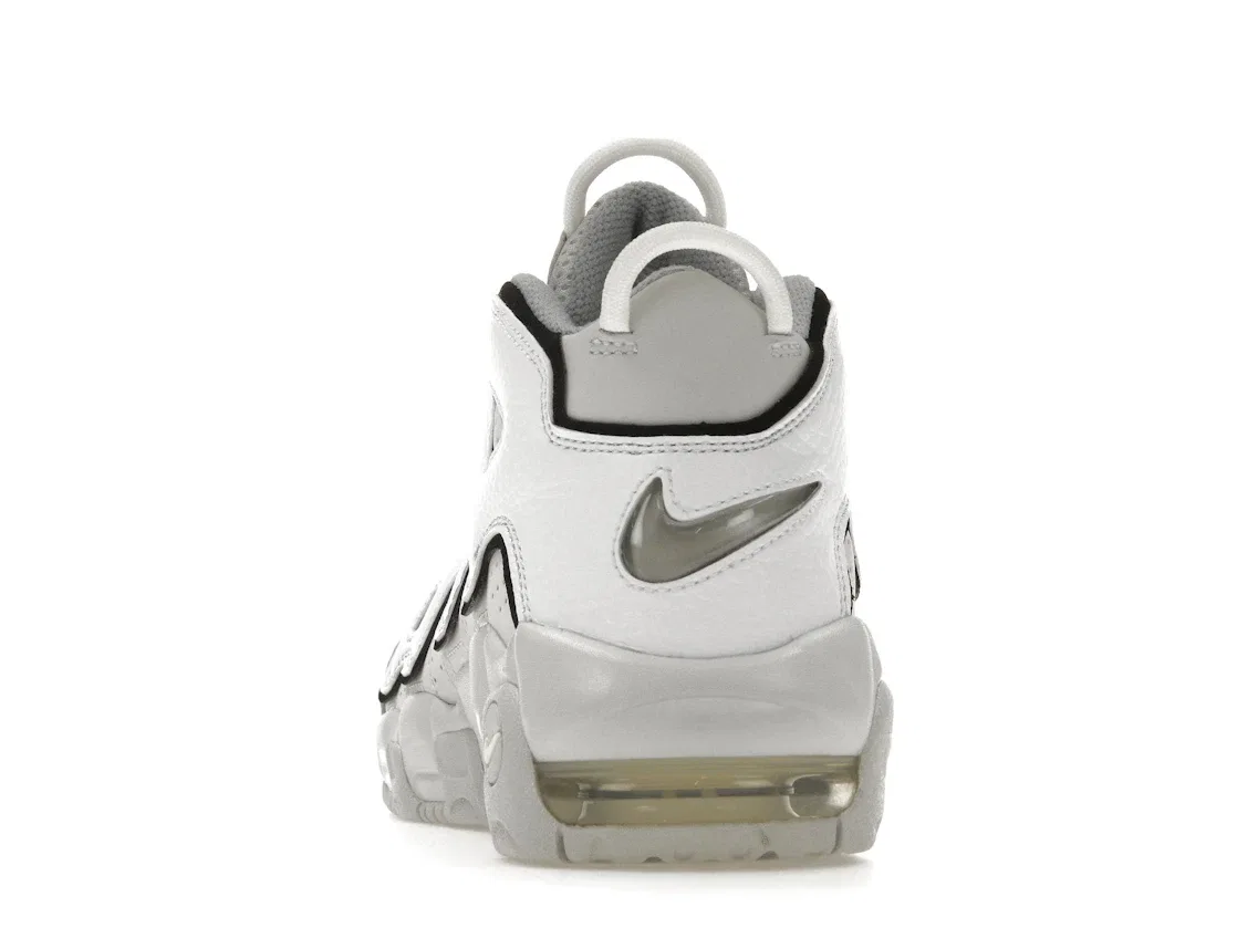 Детские кроссовки с амортизацией Nike Air More Uptempo, Photon Dust/White/Black/Metallic Silver — фото 4