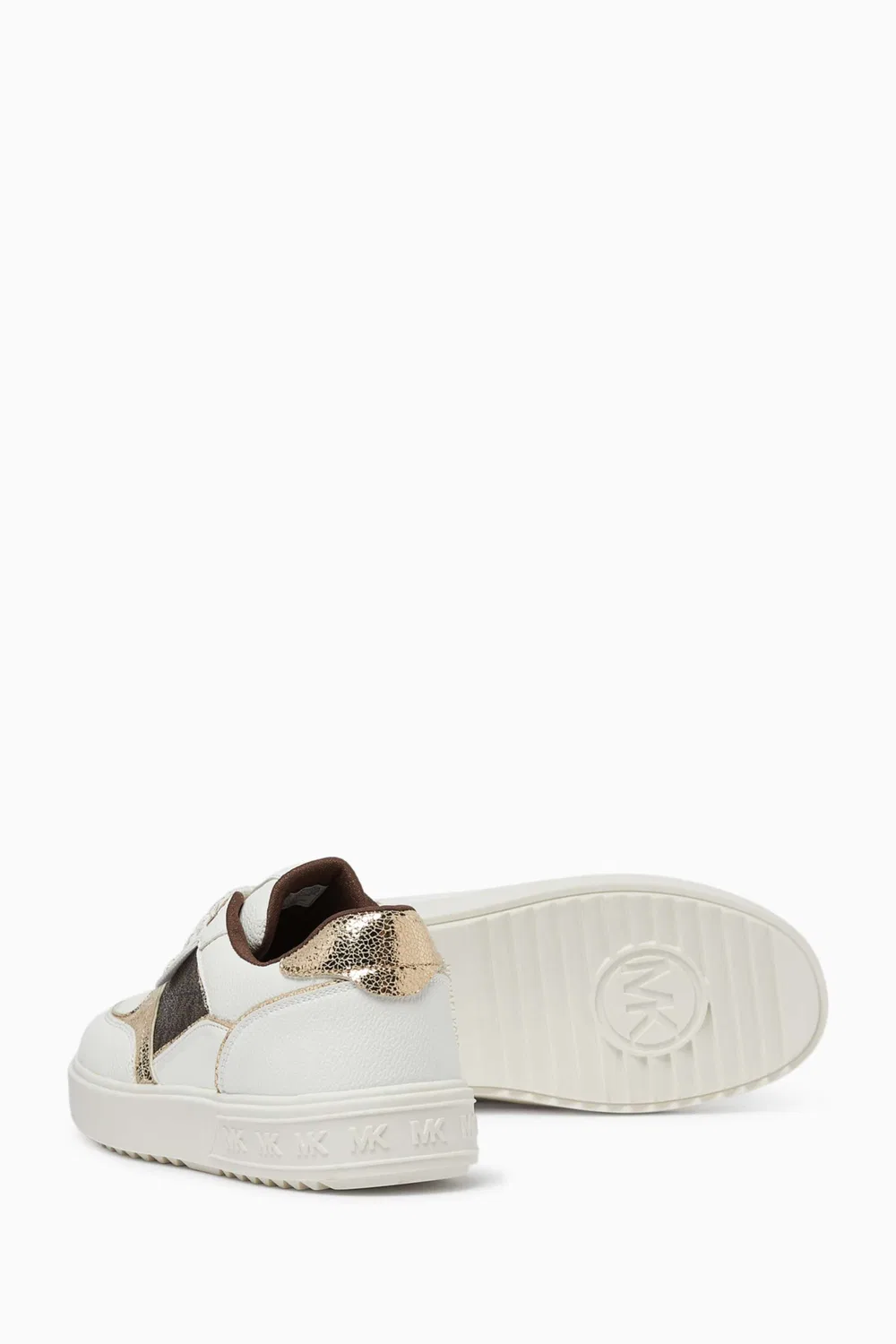 Кроссовки кожаные Emmet Clarke Michael Kors Kids — фото 3