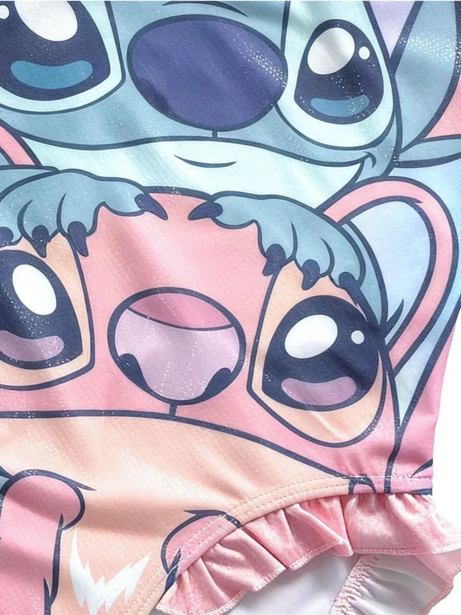 Купальник Disney Lilo & Stitch 'Disney Stitch and Angel Swimsuit - Multicolor' в смешанных цветах — фото 4