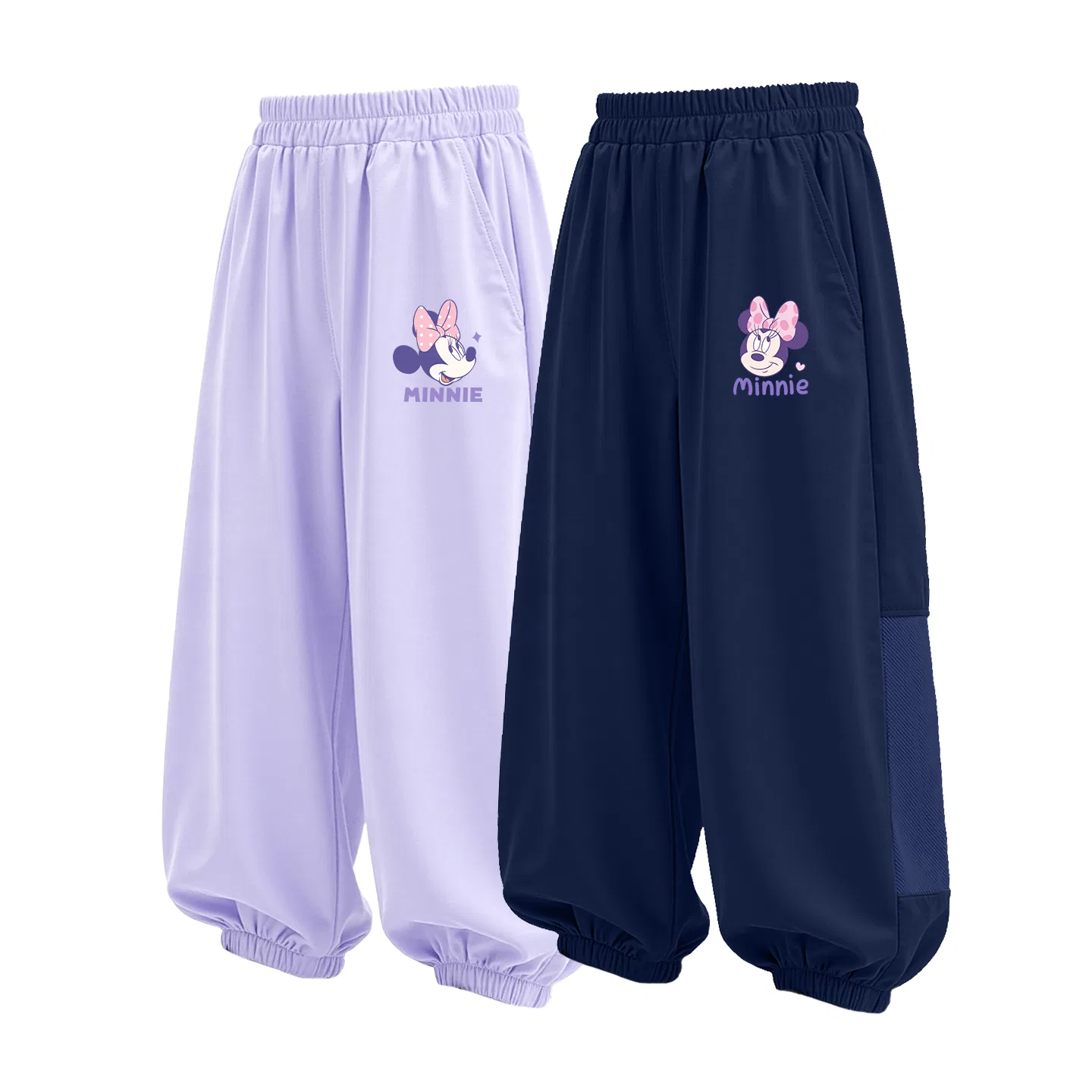 Детские спортивные брюки, тонкие, Disney, Purple